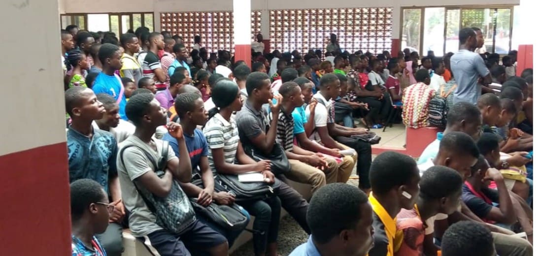 Étudiants togolais en salle